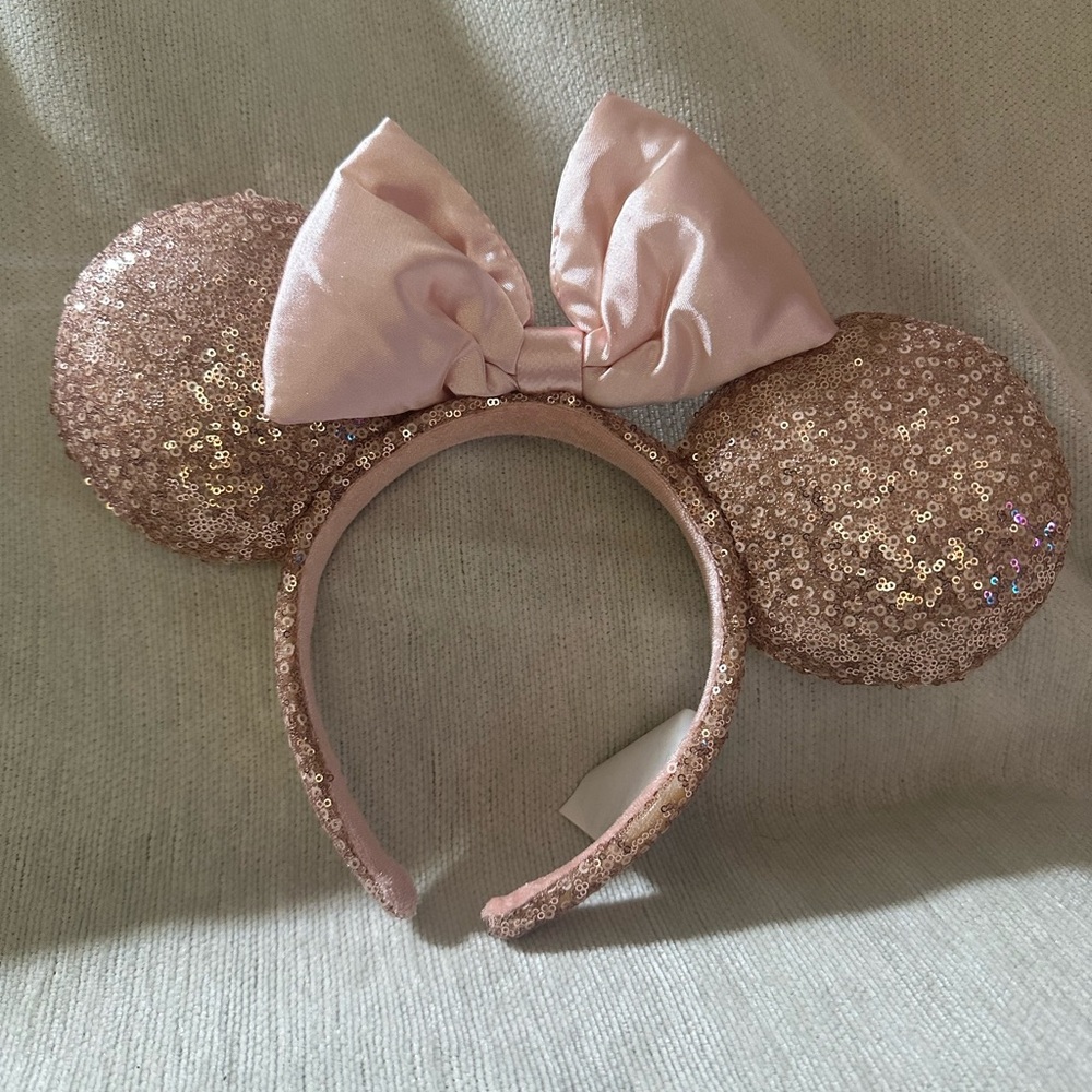 Disney Rose Gold Sequin Mouse Ears